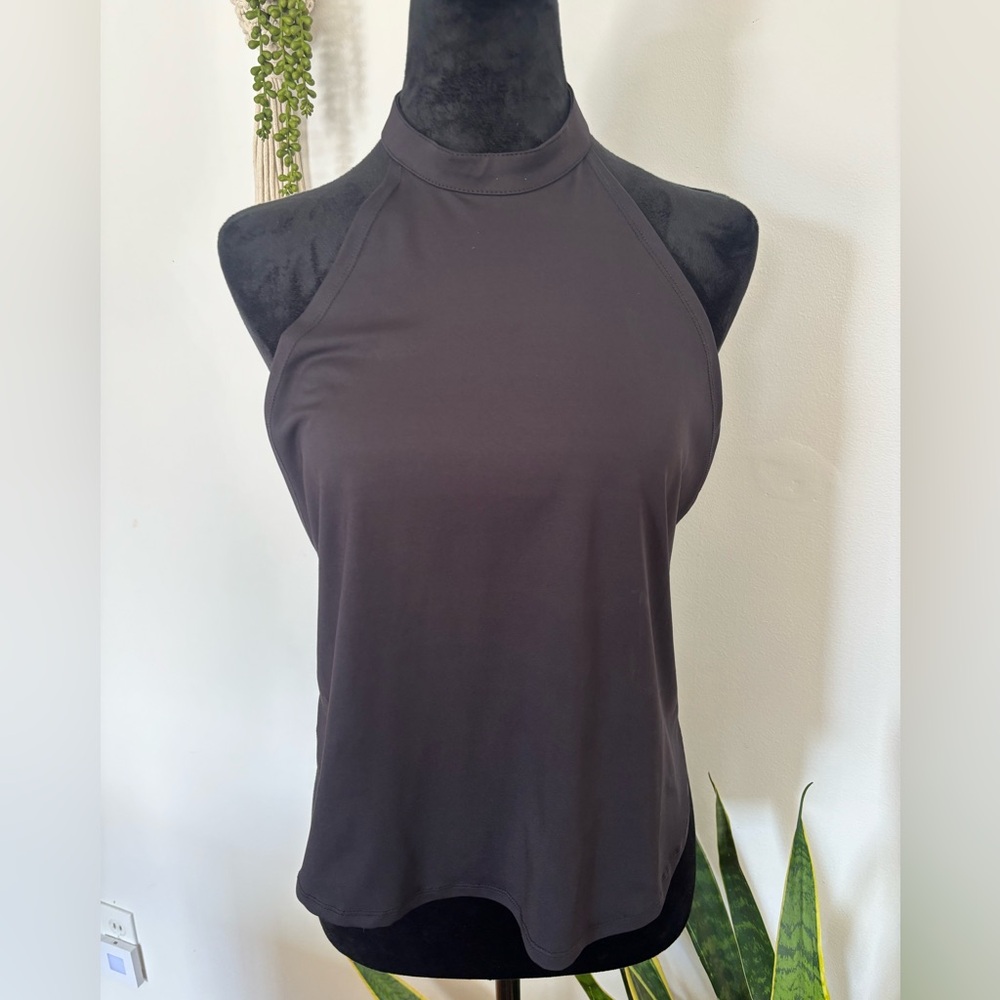 KIAVA Charcoal High-Neck Halter
